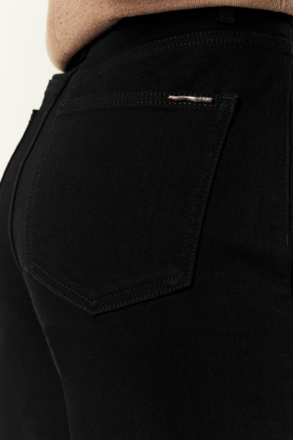 Black Wide Leg Jeans - Image 5