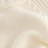 White Ecru 100% Cotton Knitted Short Sleeve Top - Image 7