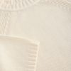 White Ecru 100% Cotton Knitted Short Sleeve Top - Image 8