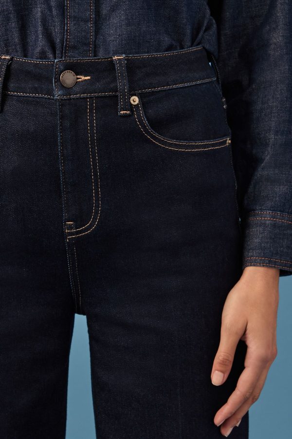Blue Wide Leg Jeans - Image 4