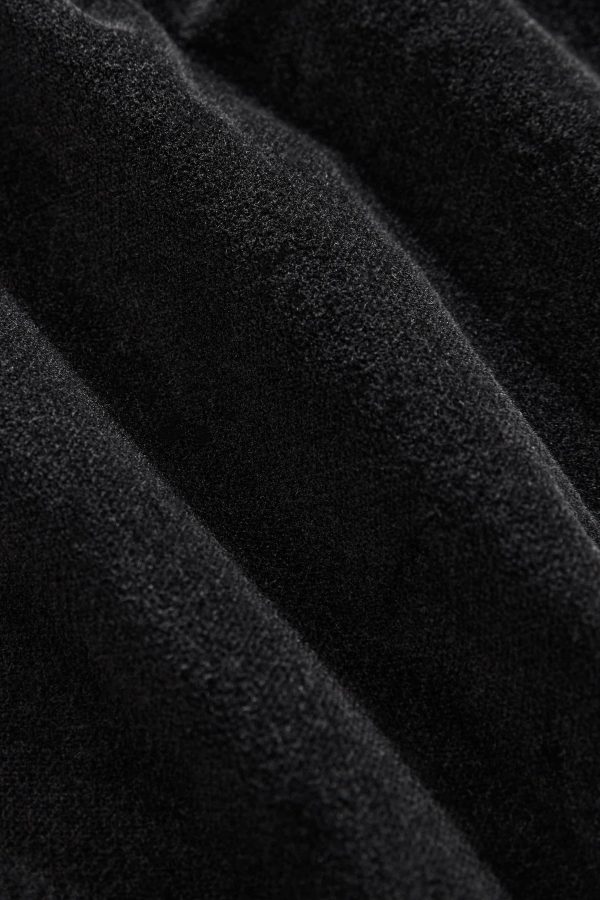 Black Velvet Straight Jeans - Image 7