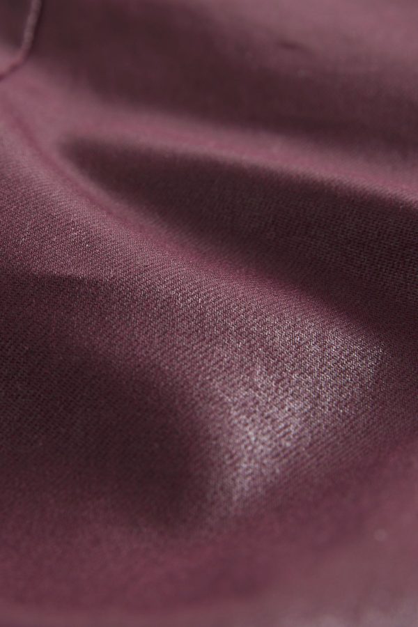 Wine Coated Flared Jeans - Image 3
