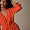 Red Midaxi Shirt Dress - Image 4