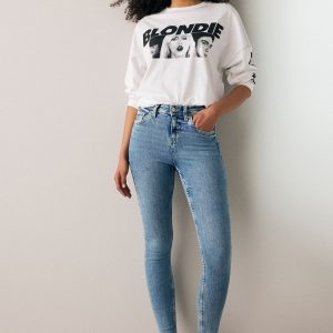 Mid Blue Super Soft Skinny Jeans