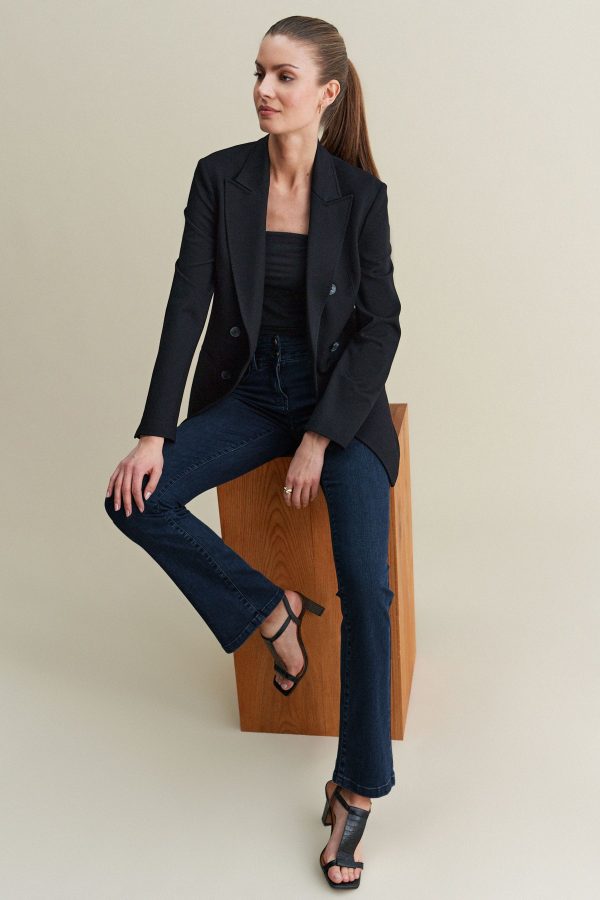 Blue Slim Lift And Shape Bootcut Jeans - Image 2
